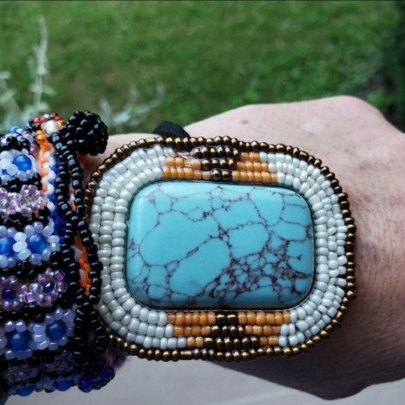 South Western Turquoise hair band - Picture 8 of 12